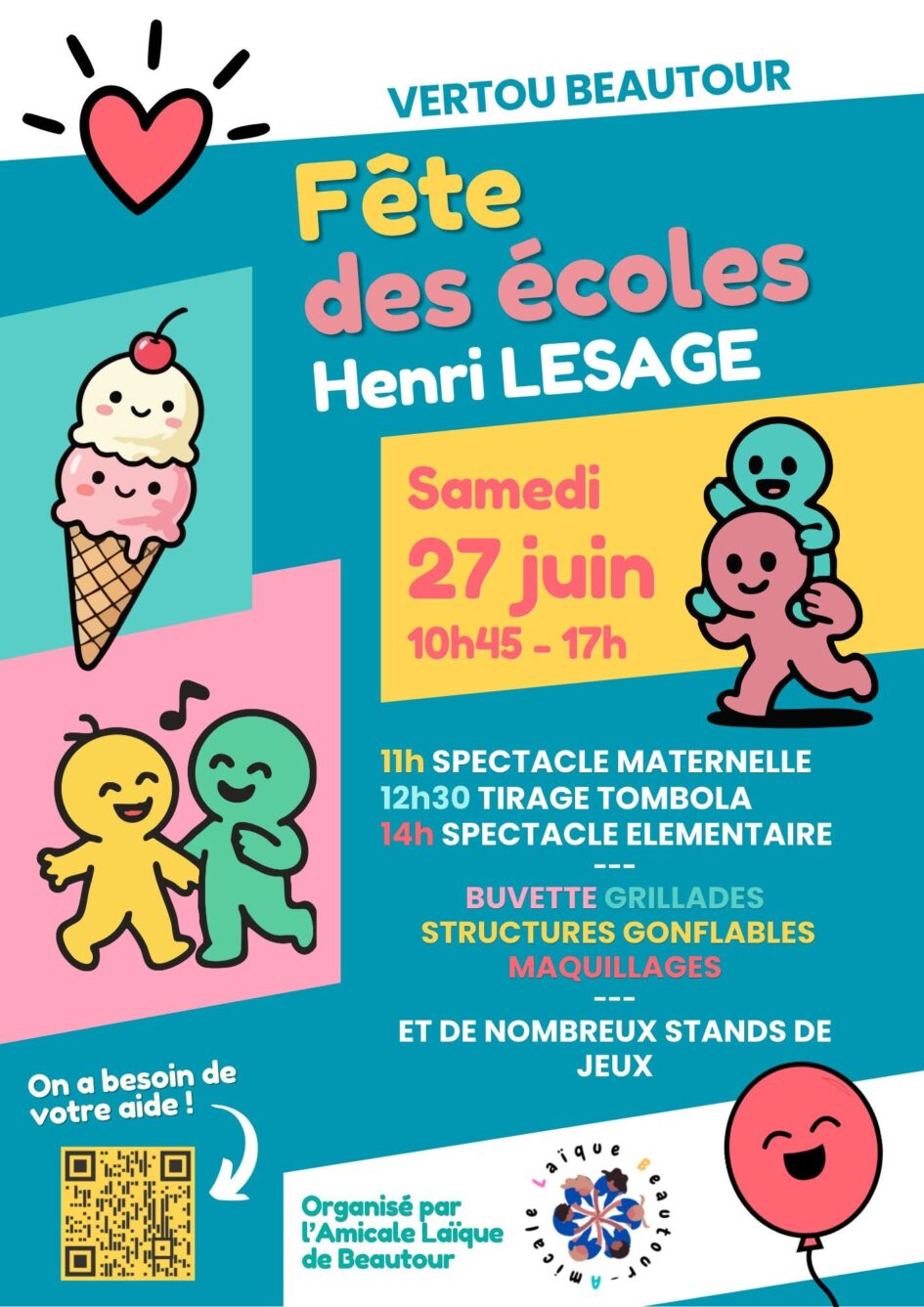 fête des écoles Henri Lesage 2026