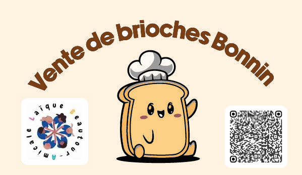 Vente de brioches Bonnin - 08 octobre 2026