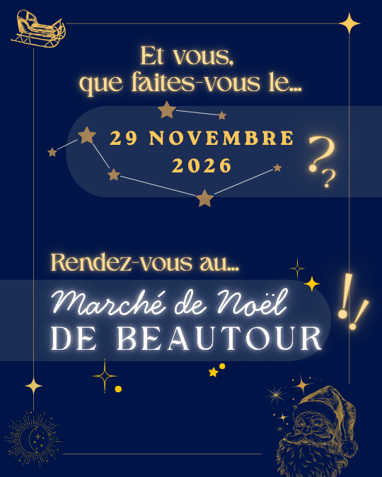 Save the date - Marché de Noël 2026 - Amicale Laïque de Beautour